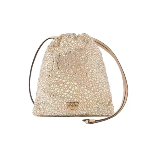 PINKO Полиэстер Клатч Женский Золотой