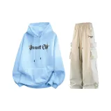 Свитшот Glacier Blue + Абрикос Casual Pants [с флисовой подкладкой]