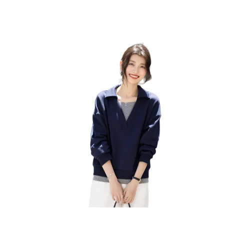 Dme Темно-синие женские свитшоты