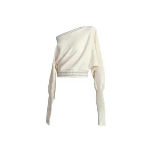 Udon House Белый Женский Трикотаж