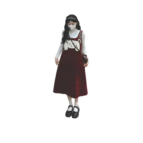 CHARM GLOW Длинное платье с длинными рукавами женское