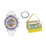 Часы Emilia Six-Hand с кварцевым механизмом, браслет, коробка