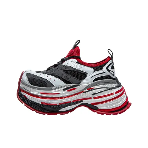 CAIHEE Противоскользящие и износостойкие визуально увеличивающие рост низкие топовые кроссовки с толстой подошвой унисекс