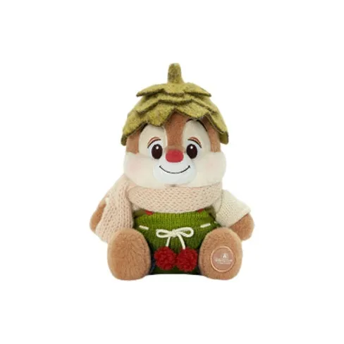 Disney x DISNEYLAND Chip 'N Dale Autumn Forest Collection Куклы Тити Плюшевая кукла 16,5 см Рекомендуемый рост Шанхай Дисней