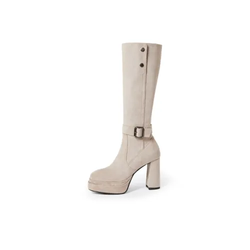 AFJI Женские высокие сапоги на каблуке