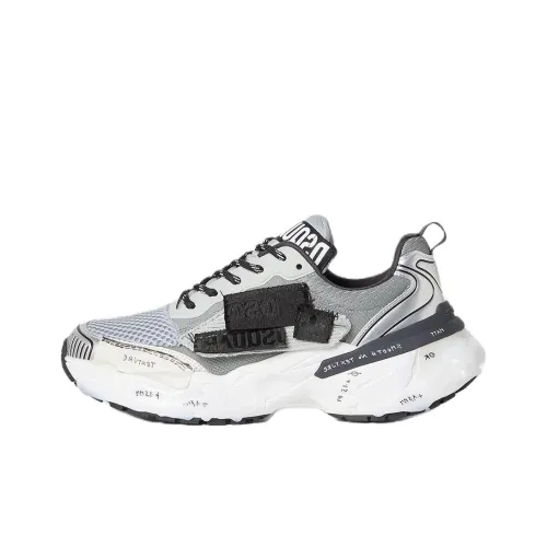 DSQUARED 2 Faster Low Топ Толстоподошвенные кроссовки Женские Silver