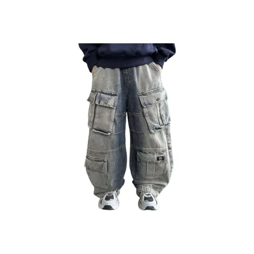 Mu Tong teenager Синий Kids Джинсы