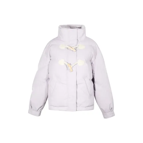 3COLOUR Фиолетовый Женские Пуховики