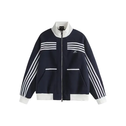 UPWARD LAB Темно-синие унисекс куртки