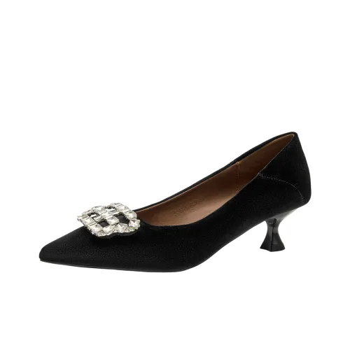 GUDIANFENGDU Узкий каблук Высокие каблуки 4CM Женские