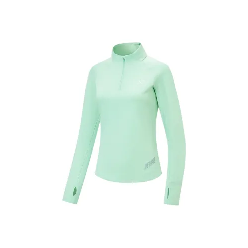 XTEP T-рубашка Женская цвет Аква Глазурь зеленый