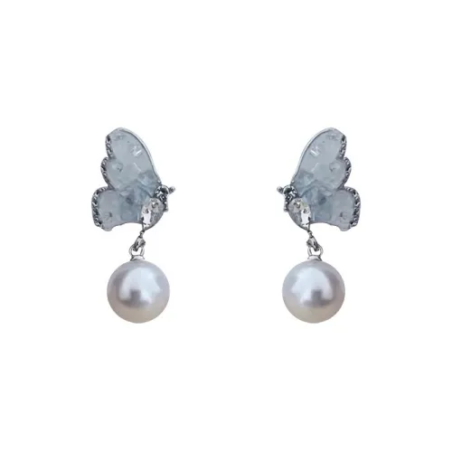 JKEM Серьги с искусственным кристаллом Унисекс