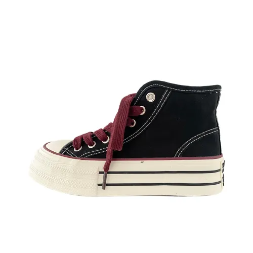 MEXICAN Кеды Амортизация Высота Увеличение Устойчивость к Износу Легкий Мат Высокий Топ Скейтбординг Кроссовки Женские