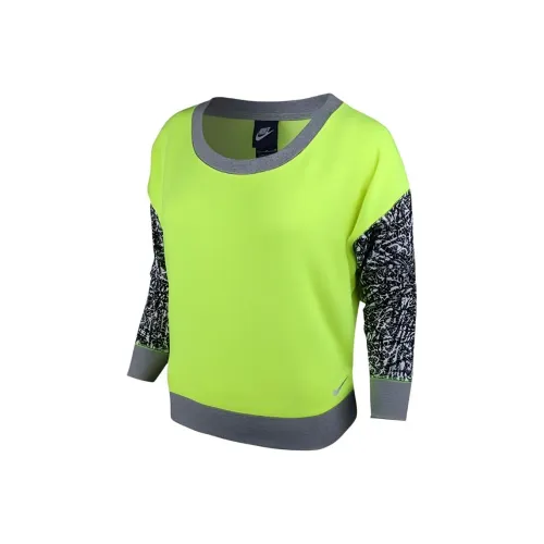 Nike Neon Yellow Женские Свитшоты