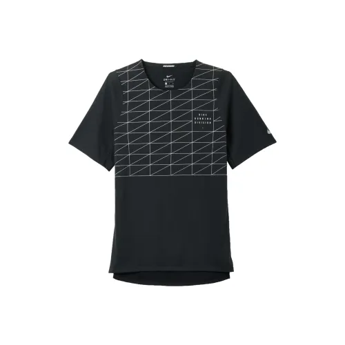nike RISE 365 RUN Division Flash Running T-Shirt Men's Black