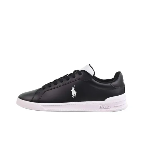 Polo Ralph Lauren Heritage Court II Low Топ Скейтборд Кроссовки Мужские Черные