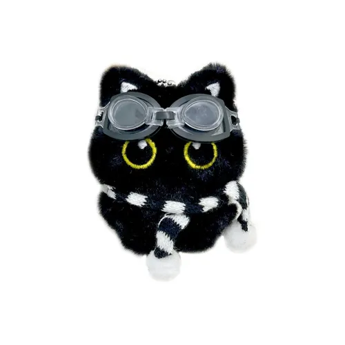 Pippi Beans Мягкий Брикет Маленький Черный Кот Куклы Плюшевый Брелок 10 см Рекомендуемая Высота