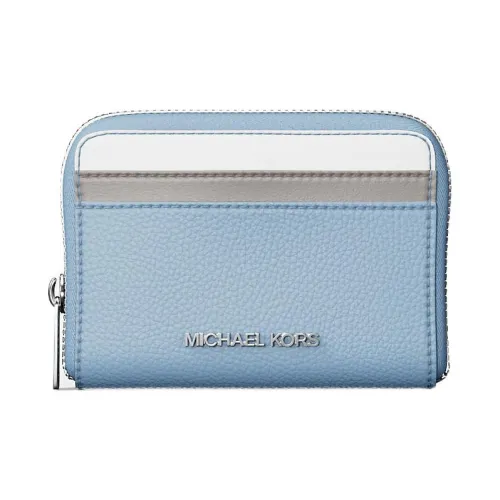 MICHAEL KORS Jet Set Полиуретан Кошелек Средний Унисекс Синий