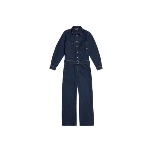 Г Звезда RAW Темно-синий Синий Женские Комбинезоны