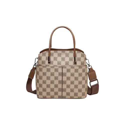 OUBOTE PVC ведрообразная сумка сумка на одно плечо женская кофейного цвета