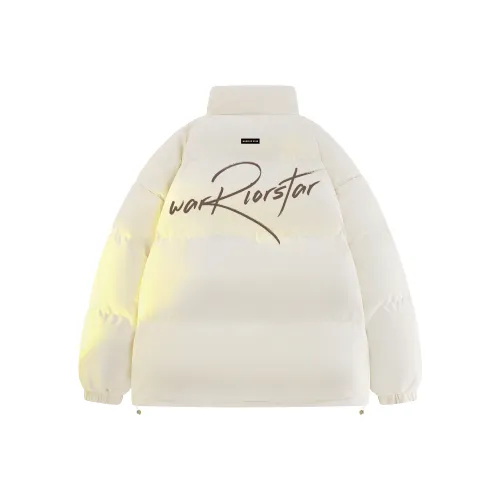 Warrior Huichao Riding The Wind Collection Стеганый хлопковый пуховик Унисекс