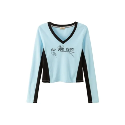 NO ONE ELSE Детский синий Женские T-рубашки