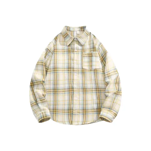 CAT'S PAW Желтая Унисекс Рубашка