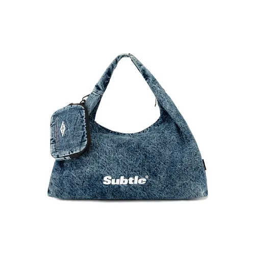 Тонкая хлопковая сумка стандартная унисекс ягодный синий