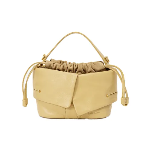 DREA BASAA Сумка-ведро из натуральной коровьей кожи одно плечо маленькая женская многоцветная