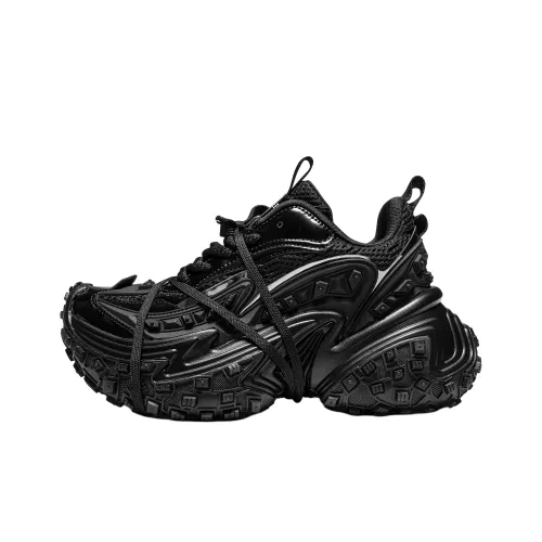 CAIHEE Противоскользящие и износостойкие визуально увеличивают рост Низкие топовые кроссовки с подошвой унисекс черный воин