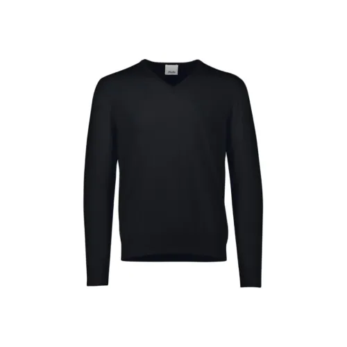 ALLUDE Морской синий Мужские кашемировые свитеры