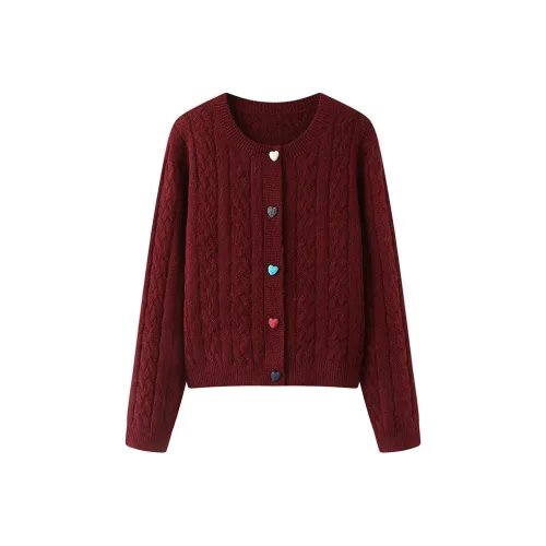 Tonlion Женские свитеры бордового цвета