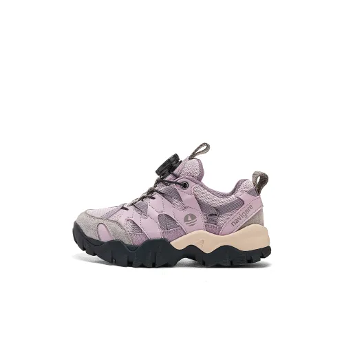 NAVIGARE Маленький Цвет паруса Противоскользящий Устойчивый к истиранию Низкий Топ Повседневная обувь Фиолетовый Детский