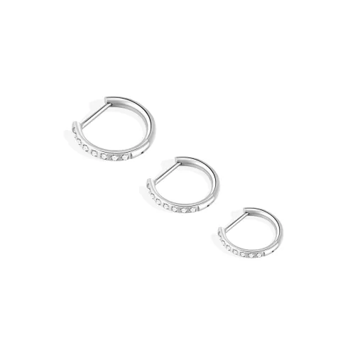 Серьги-гвоздики JXRX из титанового сплава унисекс