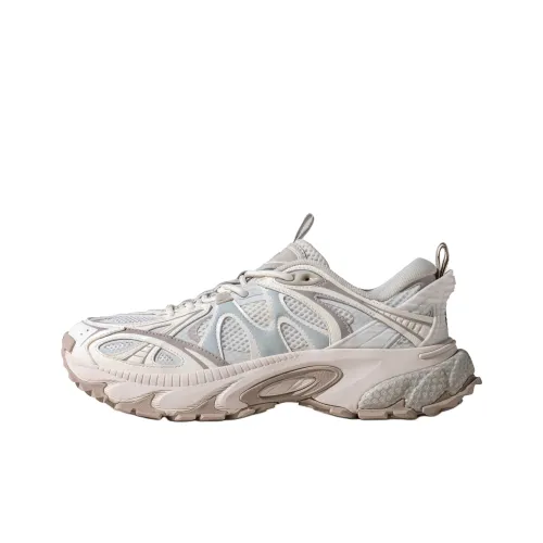 ANTA SNEAKERVERSE Износостойкий и Легкий Низкий Топ Кроссовки с Толстой Подошвой Мужские Экрю Серый