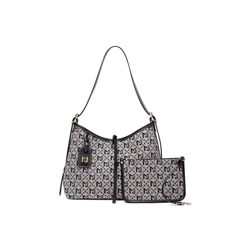 CLEVER KETCH ПУ (полиуретан) Сумка-тоут Сумка для покупок Сумка через плечо Женская Черная