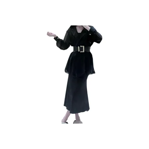 AHRTB Длинное платье с длинными рукавами женское