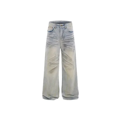 THINGYLAB Светло-синие мужские джинсы