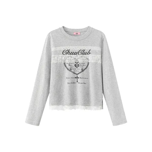 CHUU Светло-серый Фотиния Женская T-рубашка