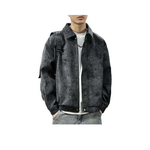 QIANJINNIU Кожа Куртка Мужская