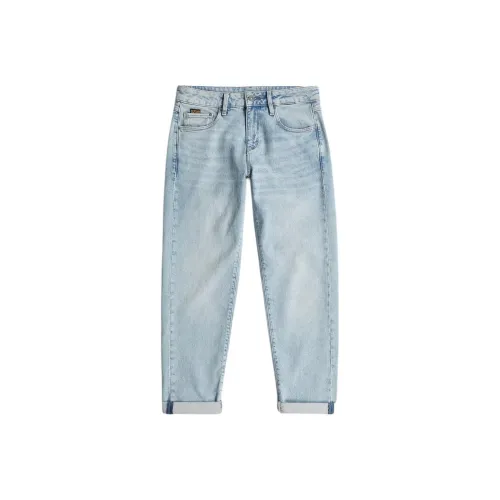 г Звезда RAW Светло-голубые Женские Джинсы
