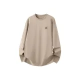 100% cotton, длинный рукав, песочный (с кожаными вставками, этикетка, логотип на груди)