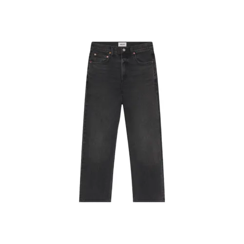 AGOLDE Темно-серые женские джинсы