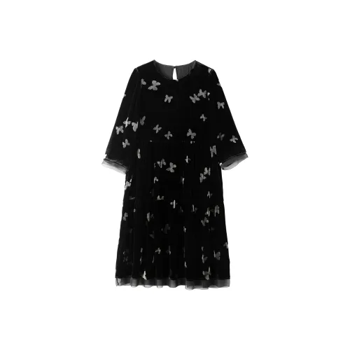 To The West Длинное Платье с Длинными Рукавами Женское