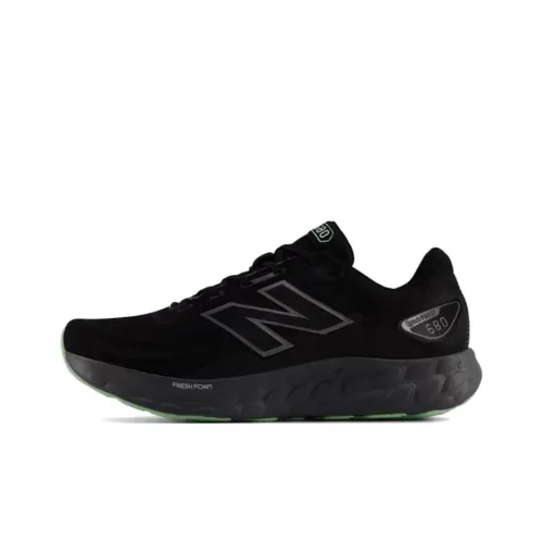 New Balance Fresh Foam 680v8 Беговые кроссовки Мужские Черные Зеленые