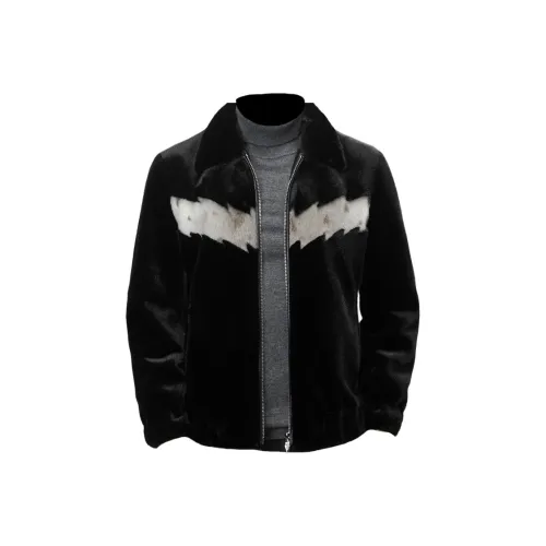 SENJIALUO Черный мужской мех