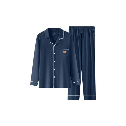 Dickies Минималистский стиль Премиум Удобный Отложной воротник Верхняя одежда Готовый Комплект Пижамы Мужской