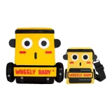 Шоссе роликовая комбинация 【Большой размер WB-0011 + Центральная часть сумки роликов XKB-001 с крестом】