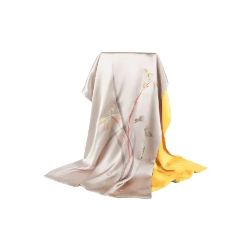 ZHIJINLOU Палантины из шелка тутового дерева Унисекс