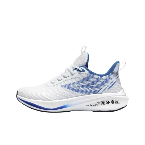 CariteSport Slip-resistant Abrasion-resistant Breathable Supportive Lightweight Low-Top Sports Running Shoes Men's